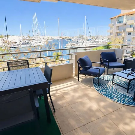 2ch Vue Marina & - Grande Terrasse - Parking * Canet-en-Roussillon